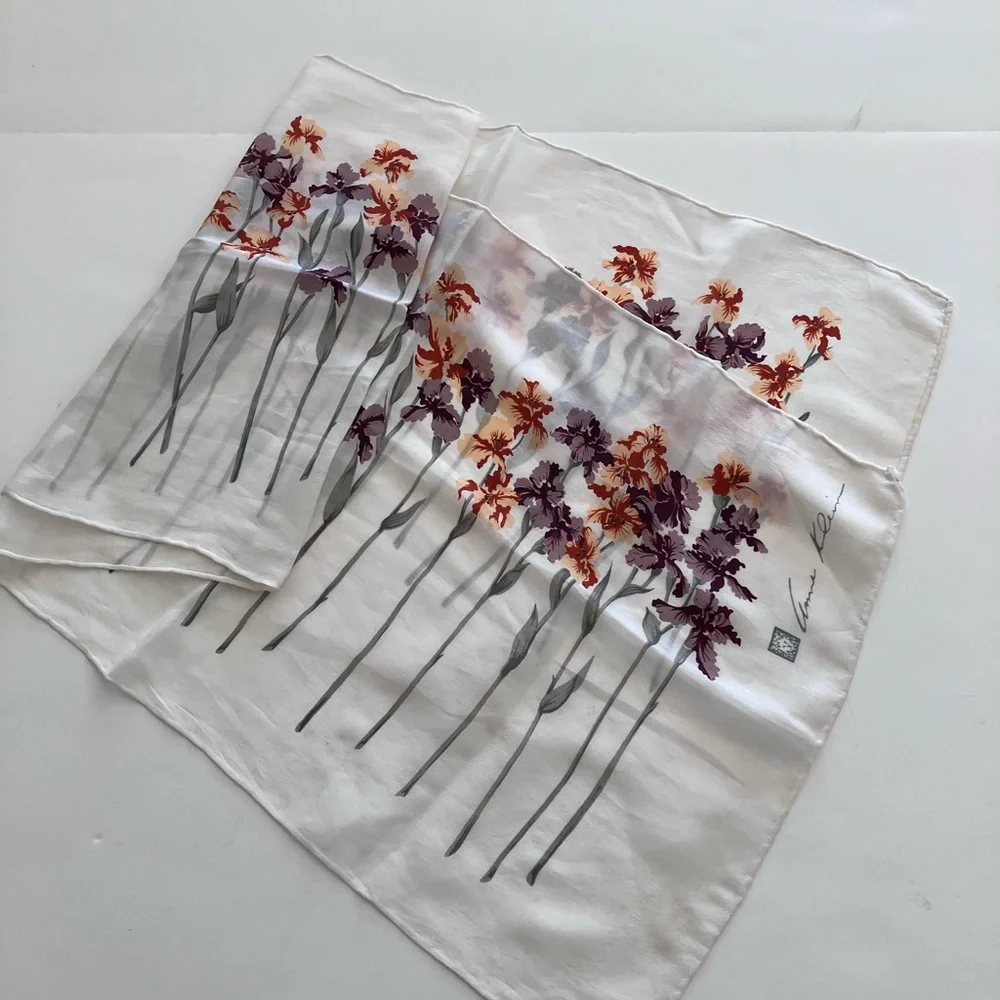 Anne Klein Floral Long Scarf